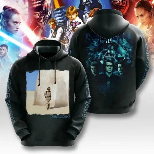Star Wars A New Hope Anakin Skywalker All Over Print 3D Hoodie