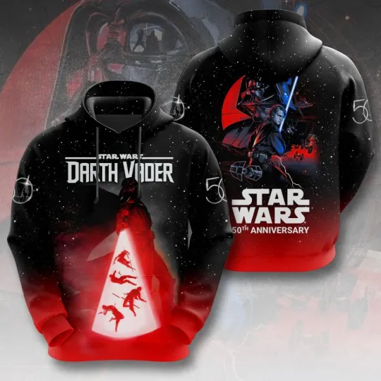 Star Wars 50th Anniversary Darth Vader 3D Hoodie