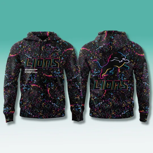 Discover Lions Crucial Catch Hoodie 2025 3D Hoodie
