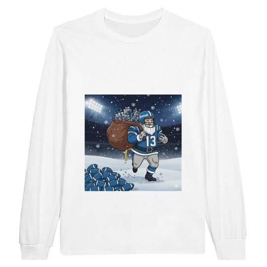 Discover Detroit Football City Team Christmas Unisex Long Sleeve