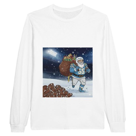 Discover Los Angeles Football Christmas Santa Unisex Long Sleeve