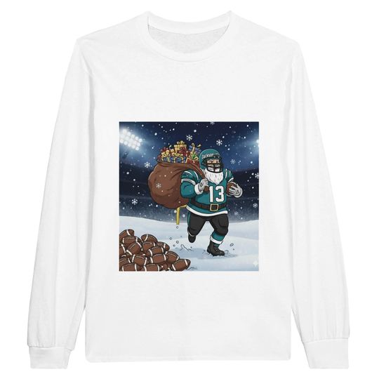 Jacksonville Santa's Favorite Christmas Football Team Unisex Long Sleeve Gift