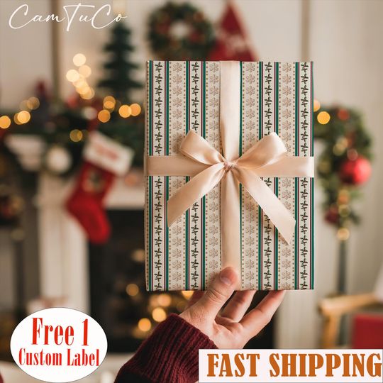 Discover Nutcracker Wrapping Paper Roll, Nutcracker Gift Wrapping Roll, Modern Christmas Gift Wrap, Watercolor Nutcracker, Pink Christmas