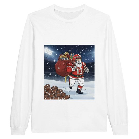 Discover Kansas City Santa's Favorite Christmas Football City Unisex Long Sleeve Gift for Fans
