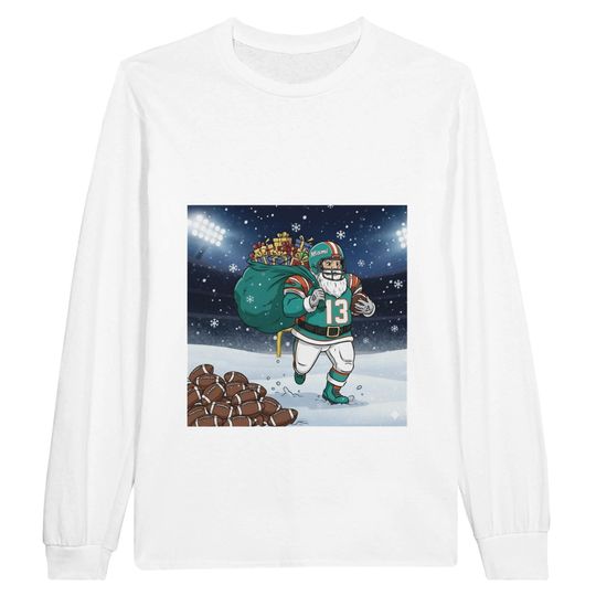 Discover Miami Santa's Favorite Christmas Football City Unisex Long Sleeve Gift