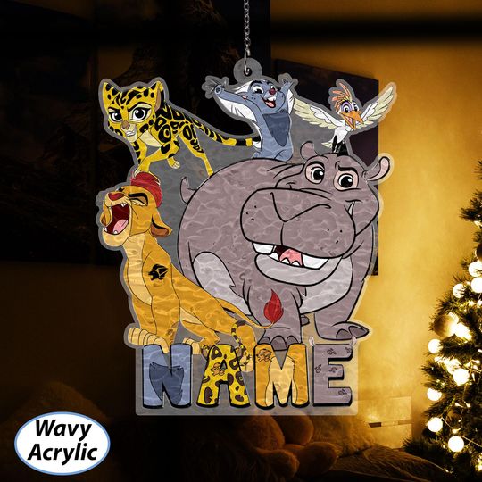 Discover Personalized Lion Guard Christmas Ornament, Lion Guard Kion And Friends Ornament, Ono Fuli Bunga Beshte, Disney Lion King Home Decor, VTB381