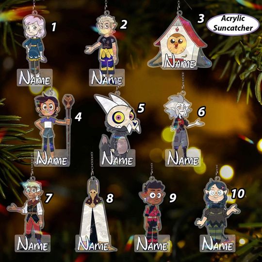 Discover Personalized The Owl House Xmas Ornament, Disney Owl House Christmas  Ornament, Luz Noceda Clawthorne Amity, WDW Holiday Home Decor, VTB482