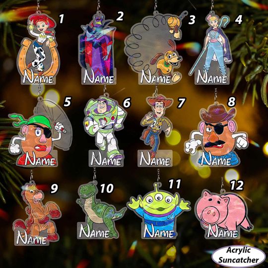 Discover Customized Toy Story Xmas Ornament, Pixar Christmas Toy Story Ornament, Woody And Buzz Friendship Ornament, Disney Xmas Tree Decor, VTB416