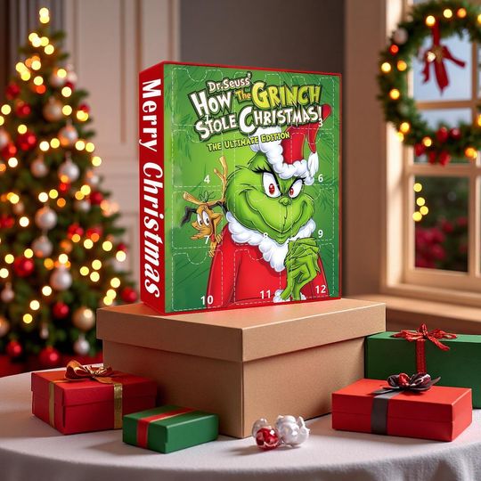Christmas funny character Advent Calendar 2025, Christmas Advent Calendar, Funny Christmas Countdown Calendars, Christmas Gift