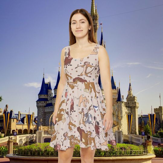 Discover Lion King Disney Athletic Dress for Women | Comfortable Park Outfit | Cute & Lightweight Dress for Disney Trips | Animal Kingdom Dress