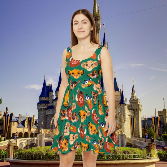 Discover Lion King Disney Athletic Dress for Women | Comfortable Park Outfit | Cute & Lightweight Dress for Disney Trips | Animal Kingdom