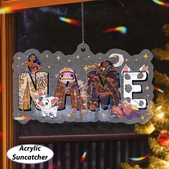 Discover Customized Moana Christmas Ornament, Disney Moana Characters Ornament, Maui Tamatoa Kakamora Pua, Moana Princess Xmas Girls Ornament, VTB346