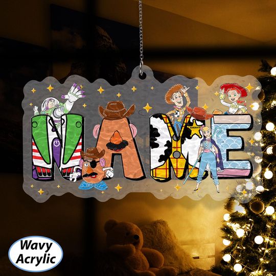 Discover Custom Christmas Toy Story Ornament, Pixar Toy Story Characters Ornament, Woody Jessie Buzz Bo Peep Mr Potato, Disney Xmas Home Decor VTB339