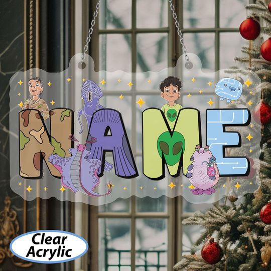 Discover Custom Pixar Christmas Elio Ornament, Disney Elio Characters Ornament, Glordon Mira Ambassador Questa Elio Solis, WDW Xmas Tree Decor DTA046