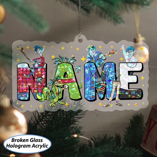 Discover Custom Onward Christmas Ornament, Disney Onward Characters Ornament, Pixar Onward Birthday Kids Ornament, Magical Kingdom Tree Decor, DTA042