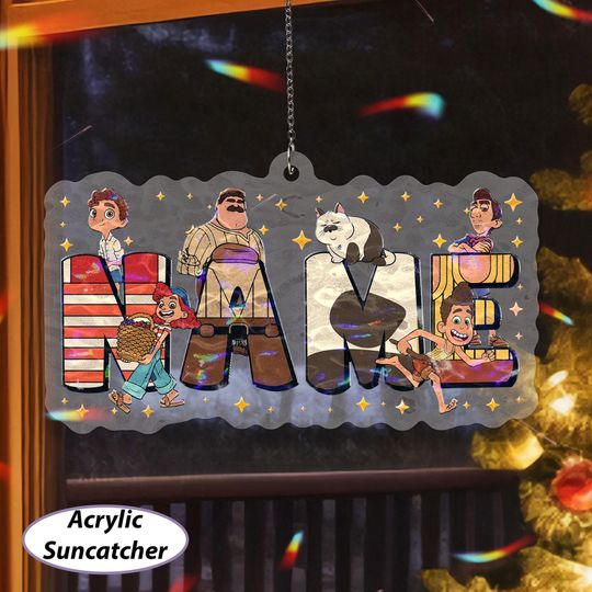 Discover Custom Christmas Luca Ornament, Pixar Luca Movie Characters Ornament, Alberto Giulia Ercole Massimo, Luca And Friends 2025 Ornament, DTA043