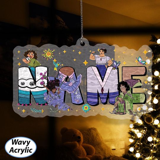 Discover Custom Encanto Christmas Ornament, Disney Encanto Characters Ornament, Madrigal Family Name Ornament, Disneyland Xmas Tree Decor, DTA030