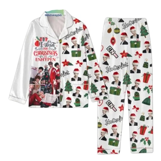 Discover Enhypen Is Everything I Want For Christmas Pajamas Set