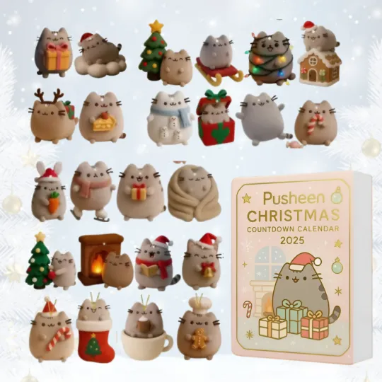 Discover Cute Cat Advent Calendar 2025, 24 Day Countdown