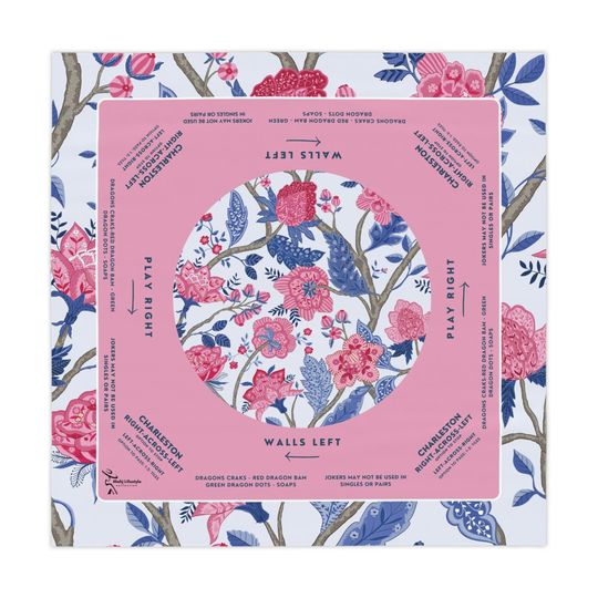 Discover Vivid Mahjong Mat 34x34 - Durable & Vibrant Design for Gaming