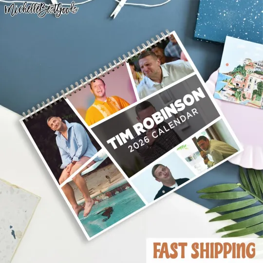 Tim Robinson 2026 Wall Calendar, Funny Fan Calendar & Planner, Christmas Gift