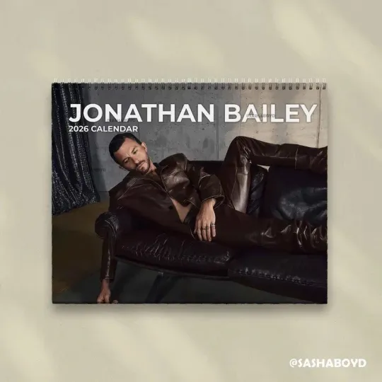 Discover Jonathan Bailey Calendar 2026, Jonathan Bailey Merch for Fan, Celebrity Crush