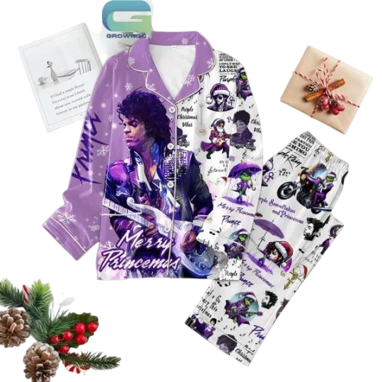 Discover Prince All I Want For Christmas Is Merry Princemas Pajamas Set