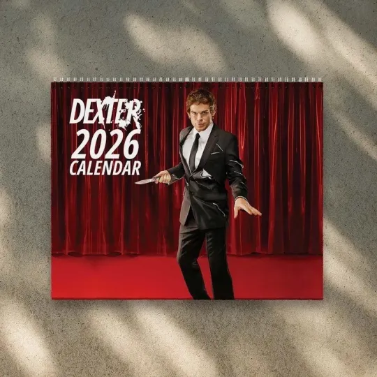 Dexter Morgan 2026 Calendar, Bay Habor Butcher, Michael C. Hall Planner