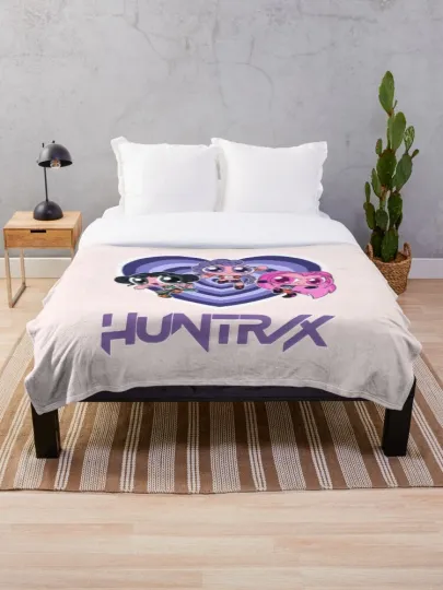 Warner Bros. Powerpuff Girls HUNTRIX Kpop Demon Hunter Cozy Fleece Blanket