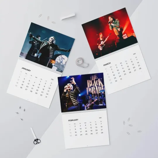 Discover My Chemical Romance Wall Calendar 2026 Music Lover Gift, Band Merchandise