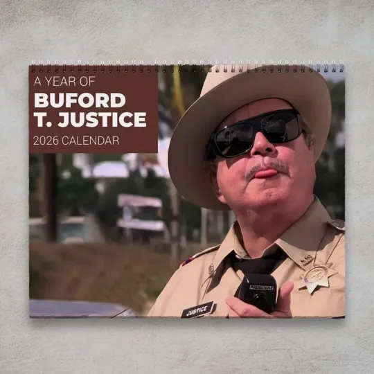 Smokey and The Bandit Wall Calendar 2026, Sheriff Buford T. Justice Calendar
