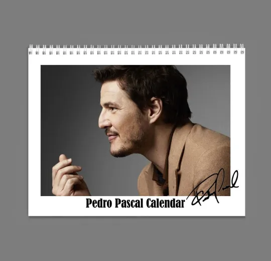 Pedro Pascal 2026 Wall Calendar, Hollywood Daddy Joel Merch, Gift for Her