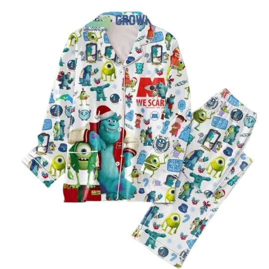 Discover We Scare Because We Care Pajamas Set