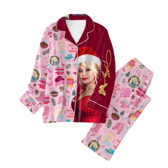 Discover Dolly Parton It's Hard to Be a Diamond in a Rhinestone World Pajamas Set