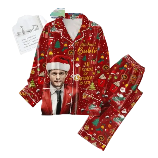 Discover Michael Bubl All I Want For Christmas Is You Pajamas Set