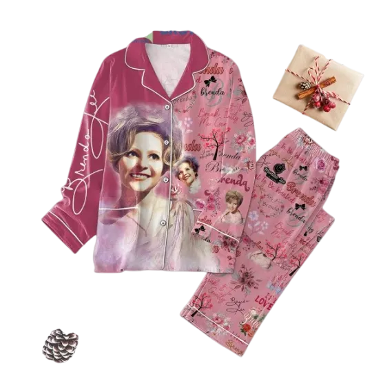 Brenda Lee Break It To Me Pajamas Set for Adults