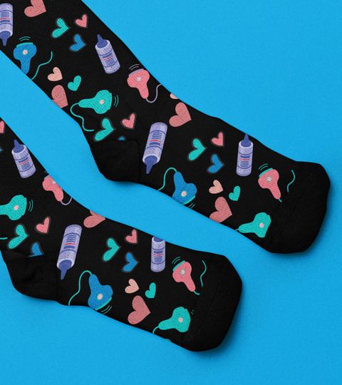 Discover Sonographer Socks: Ultrasound Tech Gift, Trendy Medical Apparel