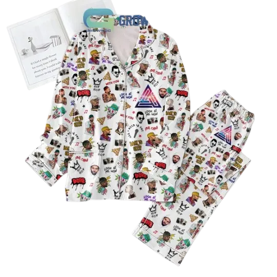 Chris Brown Back To Sleep Pajamas Set
