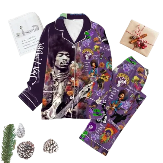 Discover Jimi Hendrix They8217re All Bold As Love Pajamas Set