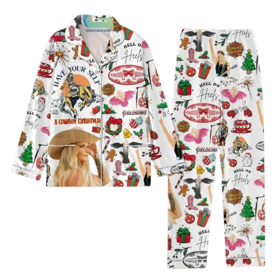 Miranda Lambert Have Your Self A Cowboy Christmas Pajamas Set