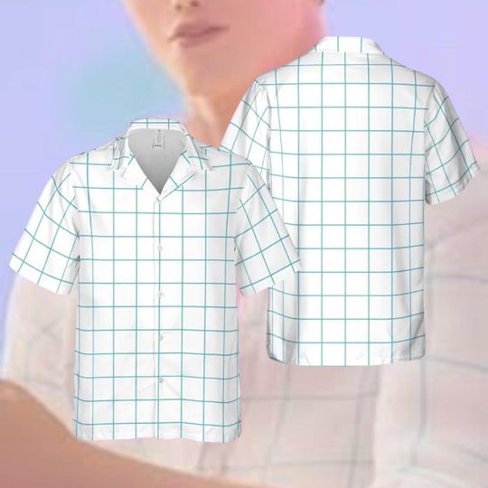 Jinu Saja Boys Kpop Demon Hunters Abby Button Shirt, Hawaiian Shirt for Men and Women