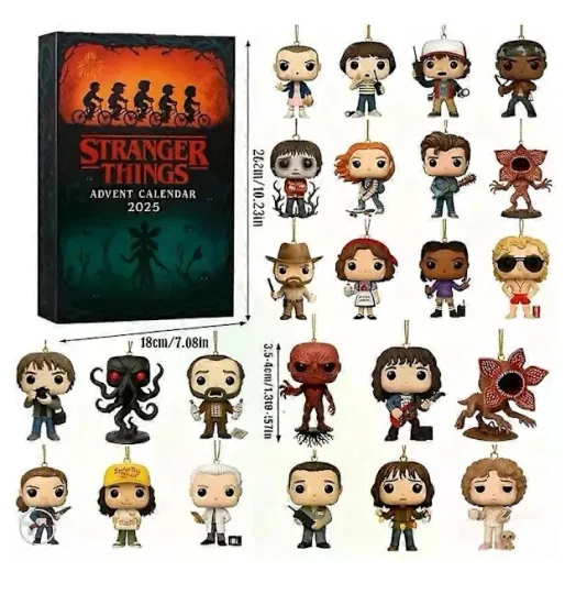 Discover Retro Horror Series 2025 Acrylic Ornament Advent Calendar