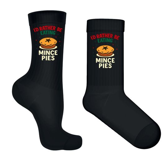 Discover Mince Pie Socks | Funny Christmas Foodie Gift