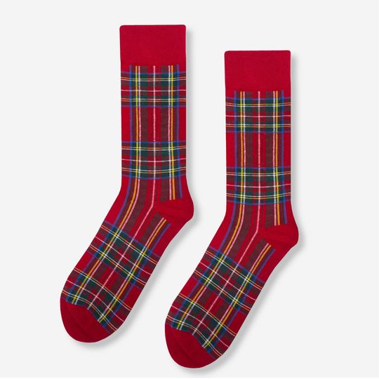 Royal Stewart Tartan Socks | Classic Highland Design | Perfect Christmas Gift for Him