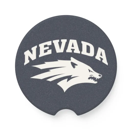 Discover Nevada Wolf Pack Car Coaster – NCAA Cup Holder Insert for Car Decor