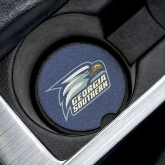 Discover Georgia Southern Eagles Soapstone Car Coaster – NCAA Cup Holder Insert