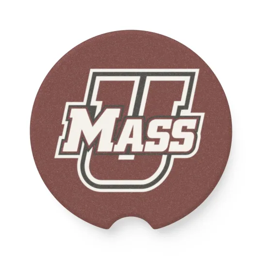 UMass Minutemen Car Coaster – NCAA College Football Cup Holder Insert