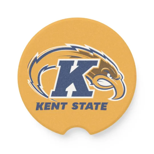 Discover Kent State Golden Flashes Car Coaster – NCAA College Football Cup Holder Insert