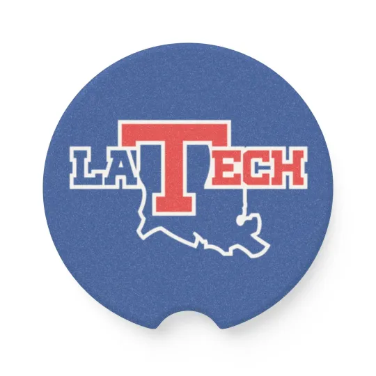 Louisiana Tech Bulldogs Car Coaster – NCAA College Football Cup Holder Insert