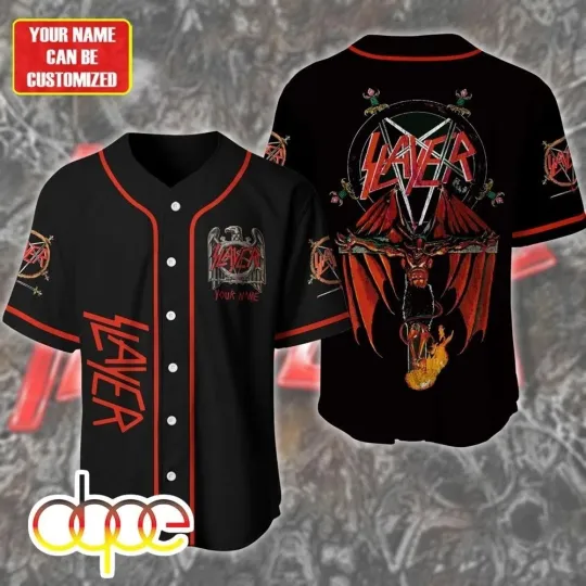 Discover Personalized Slayer 3D Baseball Jersey Shirt